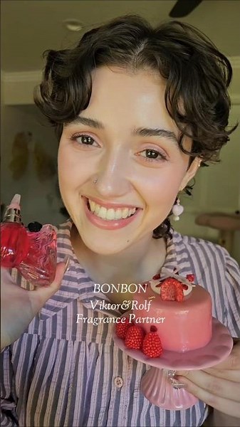 ASMR To Make you Smell Edible 🍓 #ViktorAndRolfFragrancePartner #Fragrance #BonBonCollection