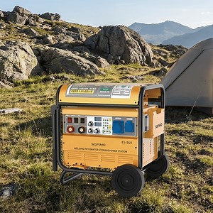 [Hot Item] AC220V 4000W Welding Integrated Energy Storage Power Generator Can Charge by Utility Grid Built in MPPT