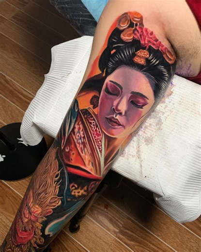 Ep.59 Semi-realistic Geisha tattoo 📍Located at Bacolor, Pampanga 📩 Message for free quotations and inquiries Sponsored by Bold Bald Balm #tattoo #tattooshopnearme #tattooshopinpampanga #tattooartistpampanga #tattooartistinbacolor #bacolorpampanga #pampangatattooartist #pampangatattoo #alfridtattoo #tattooartistinpampanga #geishatattoo | Alfrid Saspa Tattoo Studio