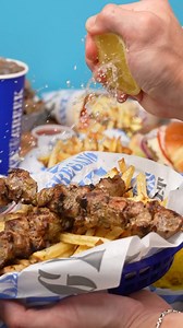  Squeeze the day with Nick The Greek Phoenix Az zesty and succulent Greek chicken skewers!  Enjoy them with a side of golden fries for a match made in culinary heaven!   : pastelmusique•gimme da nite | CityScape Phoenix | Facebook