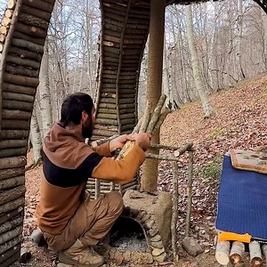 WAKE UP in a Cozy Forest Hut this Winter! #bushcraftgear #bushcraftcamp #bushcrafting #bushcrafters #bushcrafter #bushcraft #bushcraft | JR Solo
