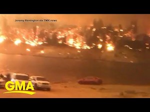 California declares state of emergency as trio of fires burn l GMA