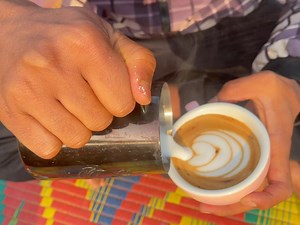 Home made coffee & Latteart👍 | Barista Omar