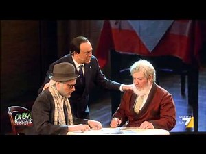 Crozza-Berlusconi 'fa capolino' all'Istituto Sacra Famiglia