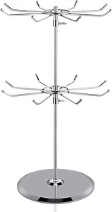 [Hot Item] 2 Tier Rotating Display Rack Jewelry Display Holder Retail Display Stand