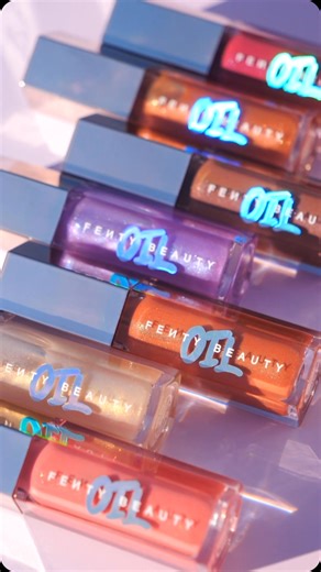 Lip drip alert 💖 Dip in and get lips on sparkly & hydrated with our NEW #GlossBombOil 💦 Which shades are you copping during the #SephoraSavingsEvent? 🫦 🌟 Fenty Glow is a sparkling rose nude 🤍 $uperfine $uga is a sparkling white gold 🍧 Miss Jellyfish is a sparkling icy lilac 🥀 Rose Amber is a sparkling cool taupe brown 🎀 Fu$$y is a sparkling dusty pink 🍓 Razzberry Jamz is a sparkling bright berry 🧁 Fro$ted Bunz is a sparkling amber gold | SEPHORA