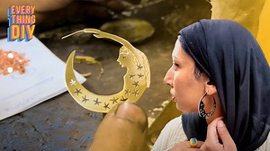 Handmade Copper Earrings #homemade #streetcrafts #diy | Everything DIY