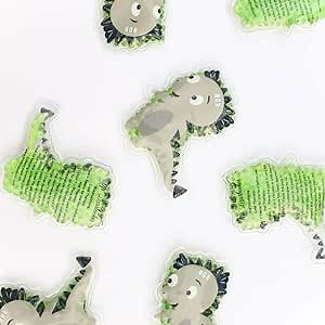 BOO BOO BALL Kids Ice Packs for Injuries (2-Pack) | Non-Toxic, Reusable Gel Ice Packs | Hot & Cold Therapy Aid Kit for Kids | Safe & Effective Mini First Aid kit | Keychain aid kit - Mr. Lizarbocker