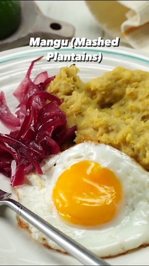 Mangu (Mashed Plantains): Enjoyed for breakfast, lunch or dinner, mangu is a satisfying Dominican dish made with green plantains mashed with olive oil or butter: https://bit.ly/47vc3fM | EatingWell