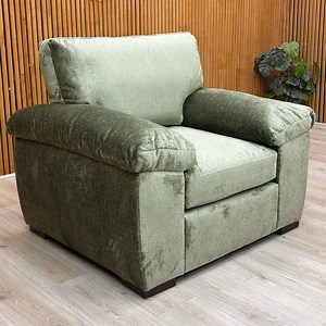 Very ‘salerno’ Olive Green Fabric Armchair - Etsy UK