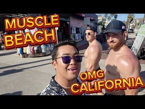 HOT GUYS MUSCLE BEACH IN CALIFORNIA
