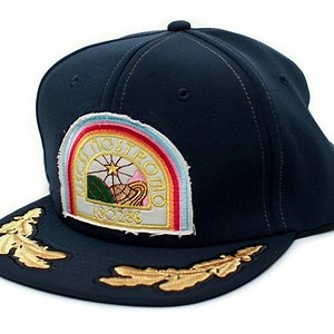 Alien Nostromo Flat Bill USCSS Movie Hat Appliqué Patch Cap Unisex Adult Navy