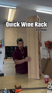 18K views · 16 reactions |  Simple Yet Perfect Wine Rack Clean. Clever. Classy. Would you build one of these or buy it?� @duncwoods #WineLoversUnite #DIYBuilds #TradieTips #SimpleStorage | Elite Trades | Facebook