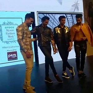 Our models after a kick-ass show at @mysorefashionweek Day 1 ! @shahnawazalam553 #crocsxmfw #crocsontherunway | Crocs