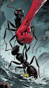 The Helpful Ant. When the storm hits, ants help each other Moral: Unity brings strength #moralstory