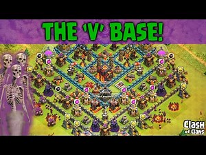 Clash of Clans Defense "The V Base" ♦ Strange Layouts Win Trophies ♦ CoC ♦