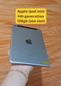 593 reactions · 19 shares | Bihira tayo magkaron nito!!! Apple ipad mini 4th generation 128 gb with sim slot (data) ios 15.7 pwede mo download lahat ng apps. Free lahat accessories- screen protector, hard case, charger, cable, headset. Free delivery | Kabayan Electronics and Trading Fz-LLC | Facebook