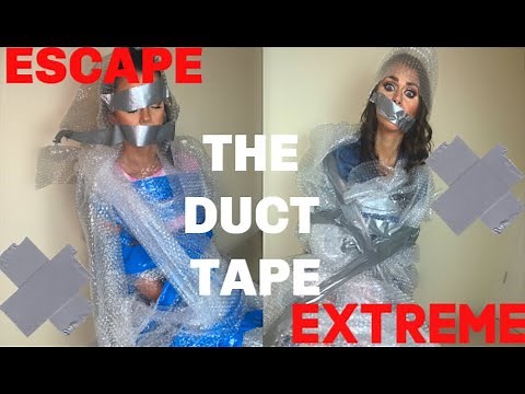 EXTREME ESCAPE THE DUCT TAPE CHALLENGE!😱