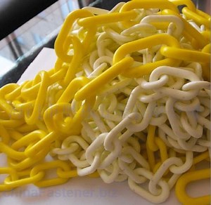 [Hot Item] Strong 25m 50m /Roll Plastic Link Chains Road Traffic Cone Barrier Chain