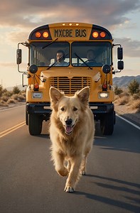 4.8K views | Le chien qui a arrêté le bus  Le bus jaune du trajet...