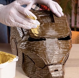 72K views · 132 reactions | Unleash your inner superhero: crafting an Iron Man helmet at home! | 5-Minute MAGIC | Facebook