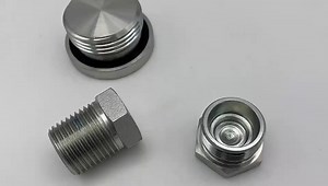 4BN BSP Male Plug Adapter Hydraulic Adapter Hose Fitting BSPT Male Hollow Hex Plug Hydraulic Hose Hex Plug