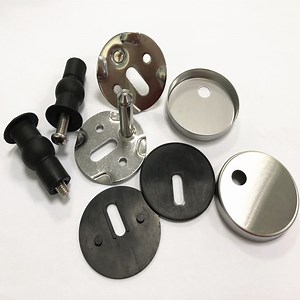 [Hot Item] Top Fix Toilet Seat Hole Fitting Hinges Blind Expanding Rubber Top Nuts