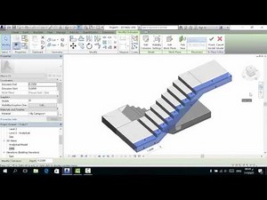 Revit Structure - Escaliers