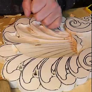 288K views · 1K reactions | Wood carving ornament. Linden wood. It took 10 hours to make the ornament | Oleksandr Hrytsai. Wood Carving | Facebook