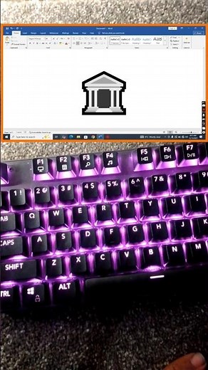 Bank 🏦 Building emoji shortcuts in MS word