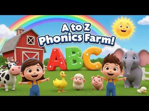 Phonics Farm A to Z Song | ABC Phonics for Kids | Learn Letters & Sounds | KOYO Kids