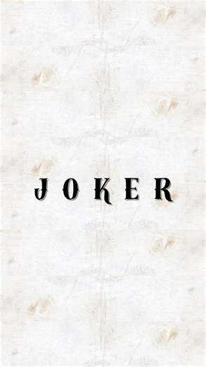 Fatima K Punjaabi - MATI on Instagram: "JOKER || website launch 1st Oct"