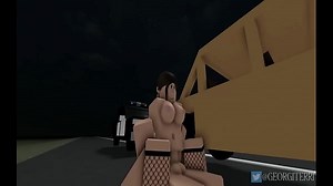 Roblox RR34 Animation&colon; "Jason and the Police Officer"