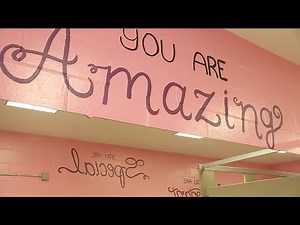 Writing on wall encourages students