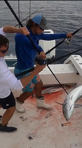 Hot and heavy kingfish bite! #commercialfishing #fishing | Landshark Outdoors