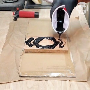 Making a homemade wireless charger with wood & resin | Crafty School