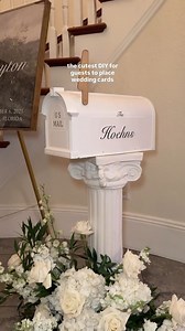 The gift table so often goes overlooked, and we love this DIY that makes it an interactive centerpiece for your guests! Content Creator: @unpluggedbride Flowers: @laynie.botanicals Venue: @luxmoregrande Planning & Design: @annachristineevents Couple: @laurenhoehn_ #weddingdiy #gifttable #weddingideas #weddingchicks | Wedding Chicks