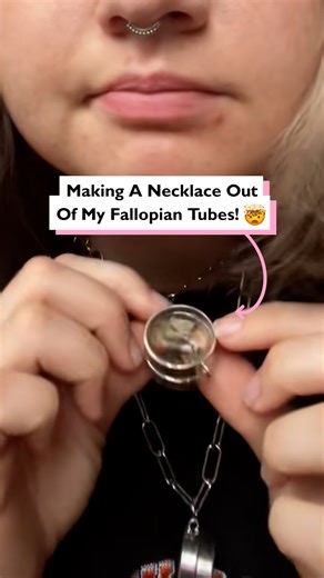 39K views · 318 reactions | Making a necklace out of my own fallopian tubes 朗 #fblifestyle | Four Nine | Facebook