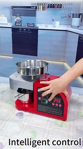 1000W Upgraded Electric Oil Press Machine, Hot & Cold Press Oil Machine for Home & Commercial, Automatic Oil Extractor for Walnut Almonds Pumpkin seeds Peanut Soybean Sesame Dried Coconut X10