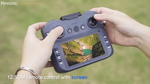 Drone With Camera For Adults - 4.5” Fhd Screen Remote Control, 2k Dual Camera, 40 Min Flight, Brushless Motor, Obstacle Avoidance, Follow Me, Auto Hover, One Key Takeoff/Landing, 360° Flip, Includes 2 Batteries, Perfect Mini Drone For Kids And Beginners