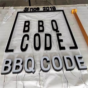 [Hot Item] Custom Metal Stainless Steel 3D Light up Letters Sign RGB Advertising Signage