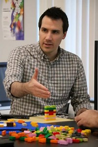 Fun with Friction: A Lego Story This summer, Jeff Wetter, Assistant Professor of Physics and several Quincy College students are building a friction oscillator out of Lego bricks and assorted materials. This is also known as a Timoshenko oscillator which measures the kinetic friction between two materials. Yesterday was the first day of planning to build the oscillator. Want to join Jeff and students this Summer? Stop by the Engineering Tech Lab, Room 100. The group will meet weekly. To Learn mo