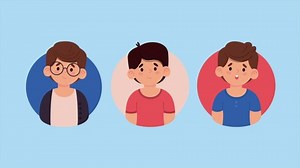 Young Male Persons Characters Animation 4k Stock Footage Video (100% Royalty-free) 1096677245 | Shutterstock