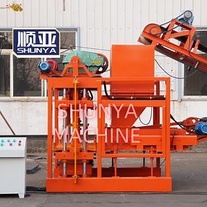 [Hot Item] Shunya Factory Qtj4-26c Semi-Automatic Hollow Cement Block-Making Machine