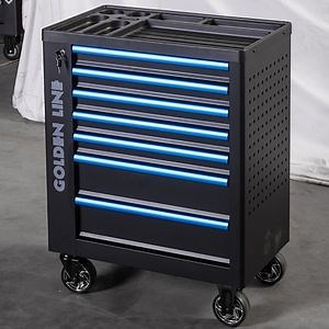 [Hot Item] Multifunctional Tool Trolley Tool Cart Tool Cabinet Iron Lockable Movable