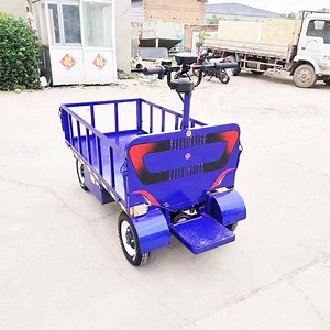 [Hot Item] Multifunctional Four-Wheel Electric Hand Cart 1000W Motor Low Consumption Effortless Operation Heavy Load Capacity
