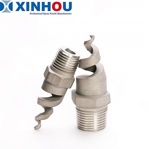 [Hot Item] Fire Extinguishment 316 Stainless Steel Full Cone Whirljet Spiral Spray Nozzle