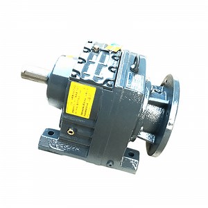 [Hot Item] Sale R Series Helical Geared Motor Gearbox with IEC Input Flange in Blue