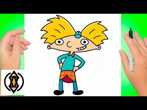 How To Draw Arnold From Hey Arnold | Step By Step Drawing Tutorial