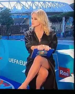 Euro 2020 TV Presenter Flashes Panties On Live TV Show